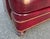 Vintage Hickory Chair English Style Oxblood Leather Loveseat With Brass Nailhead Trim For Sale - Image 12 of 14