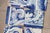 18th Century Antique Set of 6 Baroque Portuguese Tiles, 18th Century Blue & White Scrollwork and Ornamental Motifs For Sale - Image 5 of 10