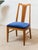 Blue Vintage Mid Century Dining Chairs For Sale In Los Angeles - Image 6 of 7
