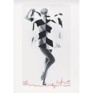 Bert Stern, Marilyn Monroe Black and White Scarf, 2012, Photographic Print For Sale
