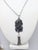 Metal Vintage 1972 Signed Napier Silvertone Dragon Tassel Pendant Necklace For Sale - Image 7 of 7