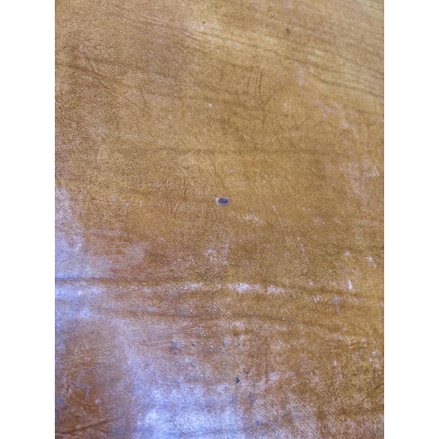 Rare Edward Wormley Dunbar Leather Top Waterfall Desk Mid Century Modern For Sale - Image 14 of 16