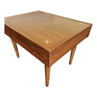 60s Merton Gershon for American of Martinsville One Drawer Nightstand Side Table For Sale