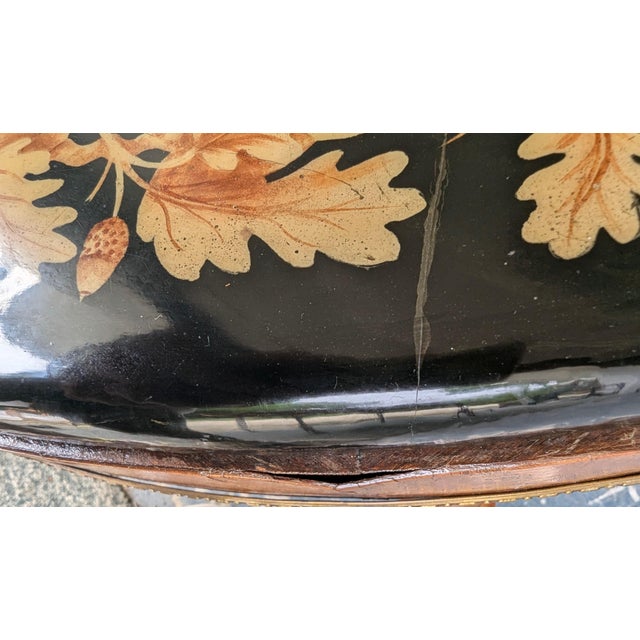 Antique Scagliola Table With Central Pastoral Landscape Medallion For Sale - Image 11 of 14