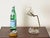 Glass Bellflower Adjustabe Table Lamp in Murano Glass and Brass by Ercole Barovier, Italy, 1940s For Sale - Image 7 of 17