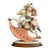 Giuseppe Armani Rocking Horse Florence Figurine Riding Boy Girl Vintage Italy For Sale