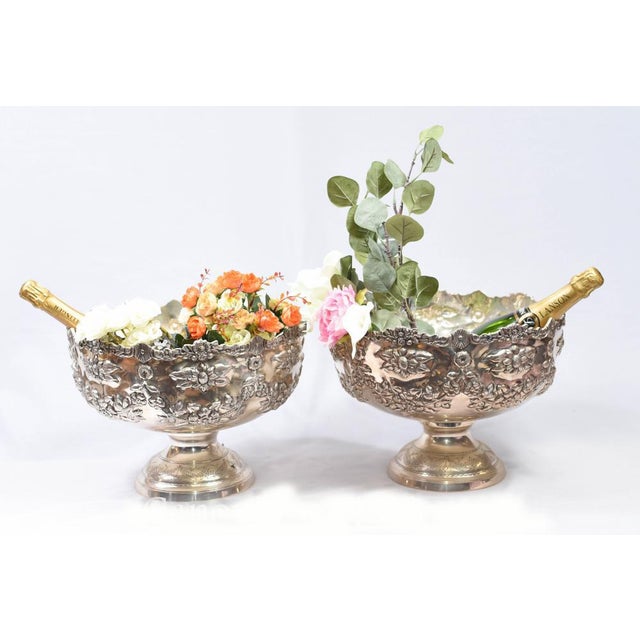 Rococo Wine Coolers, Set of 2 For Sale - Image 12 of 15