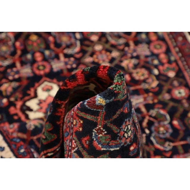Textile Hamadan Rug with Herati Pattern For Sale - Image 7 of 10