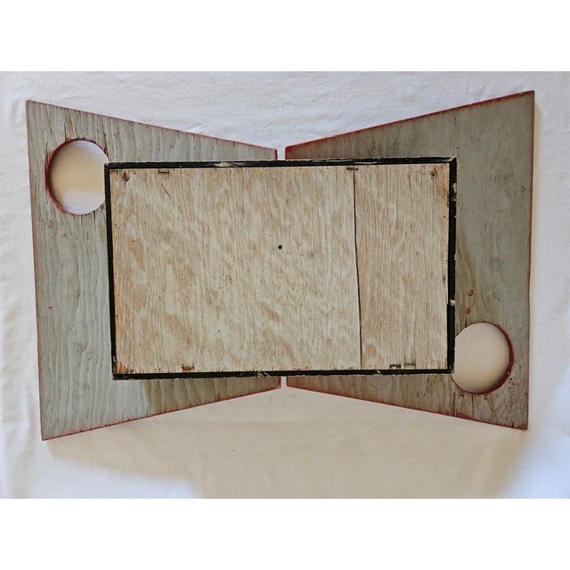 1960s MCM Atomic Retro Shadowbox Wall Art Sculpture For Sale - Image 6 of 6