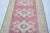 Hot Pink 1960s Muted Pink Decor Wool Corridor Runner Carpet For Sale - Image 8 of 11