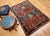 Persian Vintage Persian Mahal Sultanabad Rug, Hand-Knotted Wool, Geometric Pattern, 4x6, Terracotta & Blue For Sale - Image 3 of 13