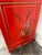Hand Painted Red Lacquered Chinoiserie Cabinet For Sale In Richmond - Image 6 of 12