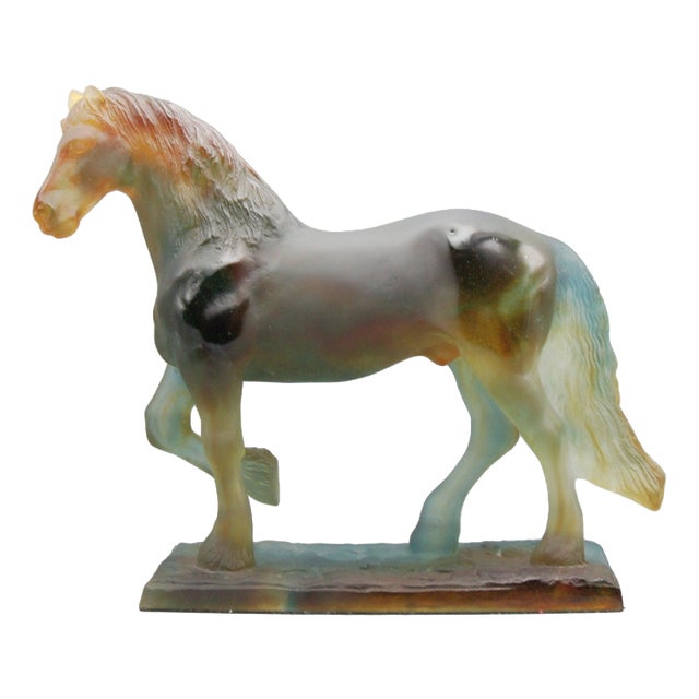 Hadrien Horse from Daum after Jean-François Leroy For Sale