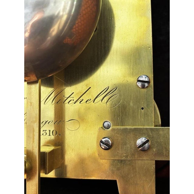Regency Mahogany Fusee Bracket Clock by Alex Mitchell of Glasgow, 1820 For Sale - Image 14 of 18
