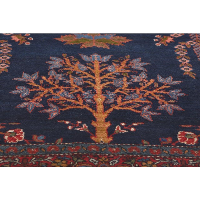 Early 20th Century Early 20th Century Antique Persian Sarouk Farahan Rug, 04'00 X 06'05 For Sale - Image 5 of 10