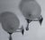 1940s Vintage Art Deco Light Old Lamp Wall Sconces Fixture Nickel Brass & Star Glass Shade Ship Light - Pair For Sale - Image 5 of 6