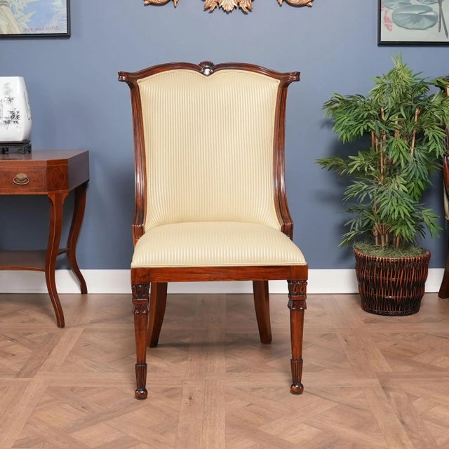 American Upholstered Side Chair For Sale - Image 6 of 12
