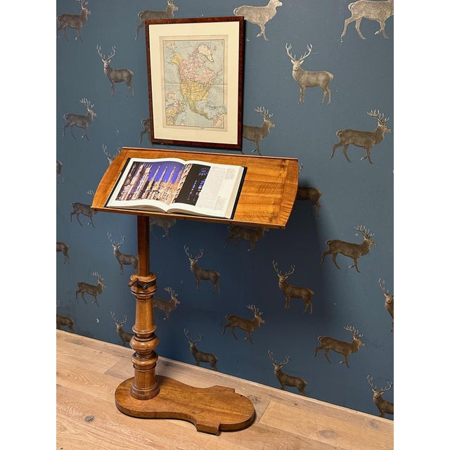 Antique Reading Table, 1890s For Sale - Image 10 of 13