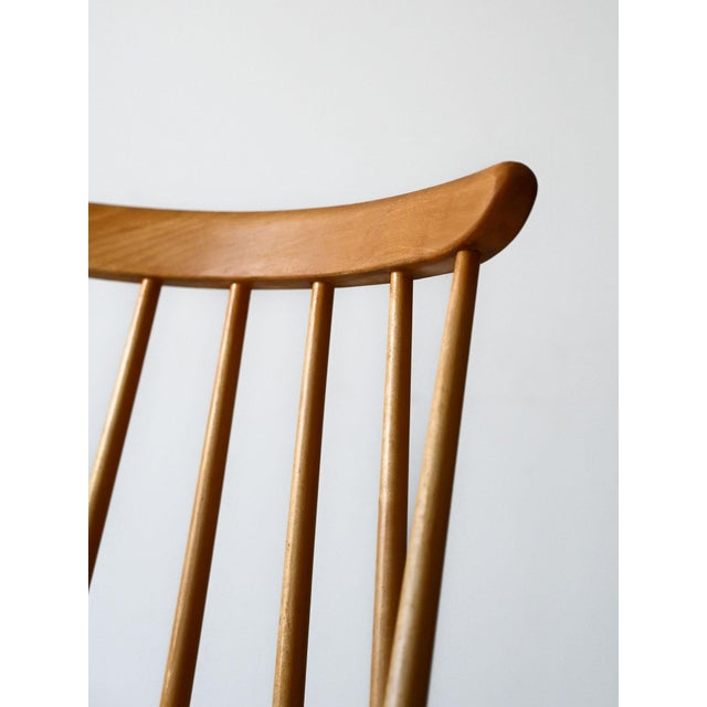 Wood Fanett Chairs by Tapiovaara for Edsby Verken, 1962, Set of 4 For Sale - Image 7 of 10