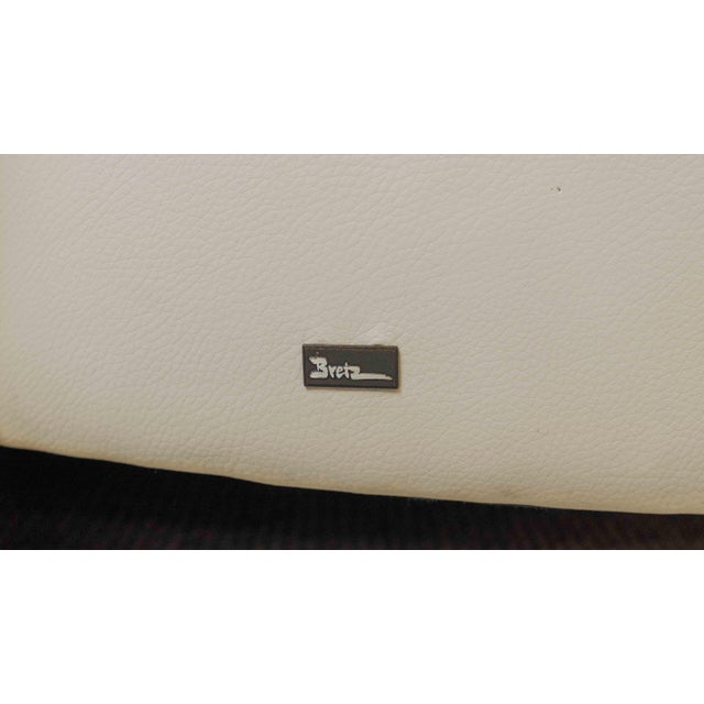Modern Eves Island Cream Four-Seater Sofa in Leather from Bretz, 2000s For Sale - Image 3 of 18