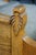 Wood Antique 19th Century American Victorian Carved Oak Full to Queen Size Bed For Sale - Image 7 of 18