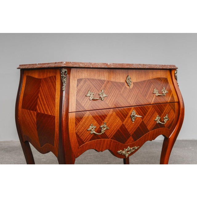 Wood Small Chest of Drawers in Baroque Style For Sale - Image 7 of 18