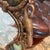 Wood Gold Frame Mirror With Painted Scenes Details For Sale - Image 7 of 9