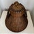 1930s Folk Art Rattan Dog Basket Lid or Hanging Pendant Lampshade For Sale - Image 11 of 15