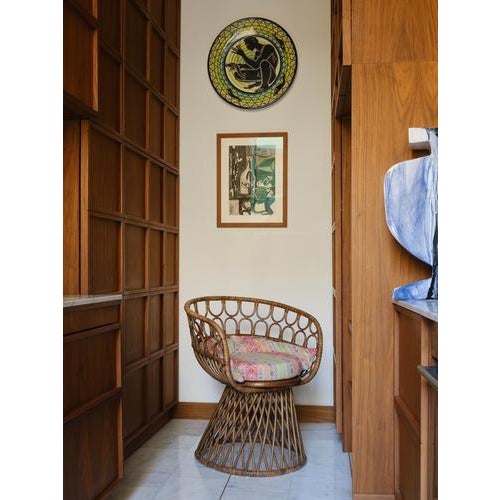 Miss Lo Chair in Stained Rattan by Popus Editions For Sale - Image 6 of 8