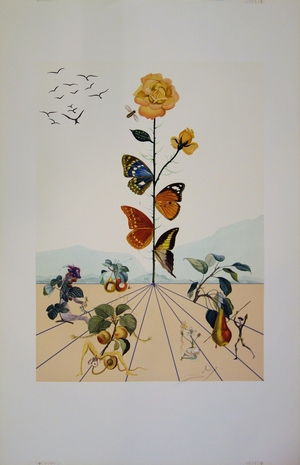 Salvador Dali, Flordali II, Lithograph