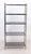 Metal Chrome Hollywood Regency Faux Bamboo Five Shelf Étagère For Sale - Image 7 of 11