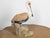 Midcentury Painted Concrete Pelican Sculpture on Base with Distressed Patina For Sale In Atlanta - Image 6 of 12