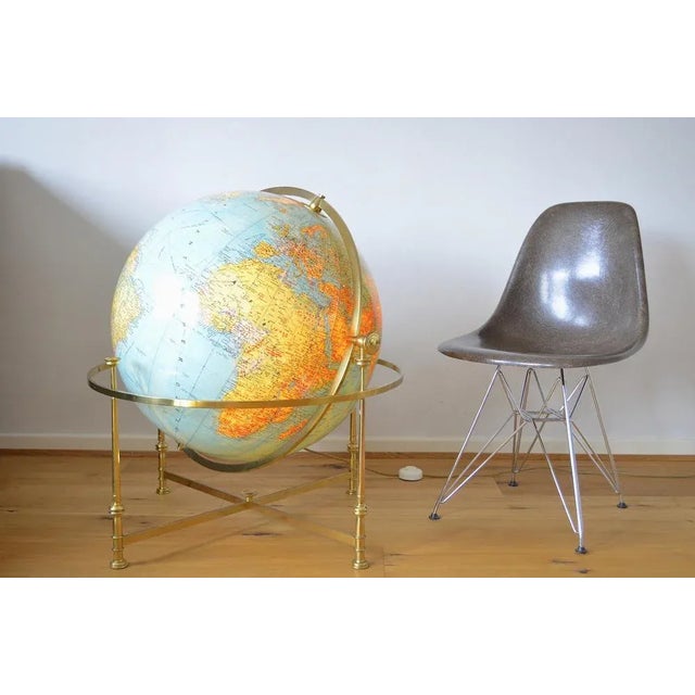 XXL Globe in Brass Frame from JRO Verlag, 1960s For Sale - Image 9 of 18