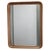 Italian Rectangular Mirror in Wooden Frame, 1970s For Sale