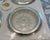 Mid 20th Century Vintage 1960s Leonard Silver Manufacturing Silver Plate & Crystal Coasters Made in Italy - Set of 12 For Sale - Image 5 of 11