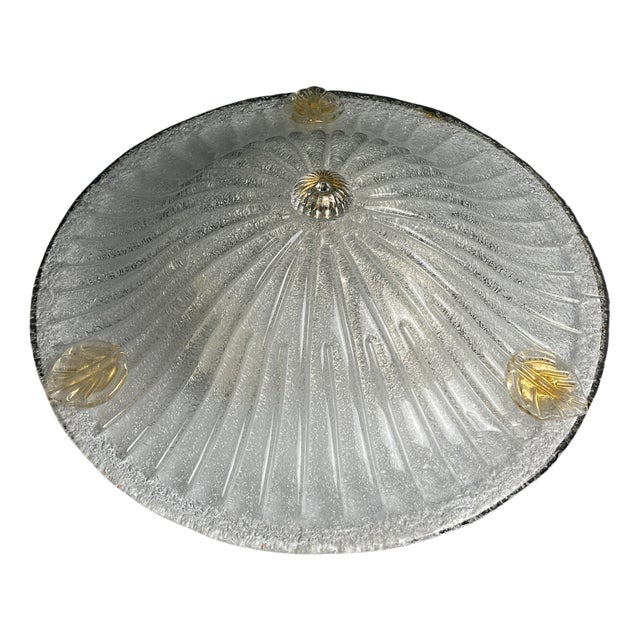 Murano Glass Ceiling Lamp, Italy, 1990s For Sale