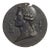 19th Century French Cast Iron Profile of Jacques De Vaucanson, Diam. 9 Inches For Sale