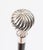 Antique French Silver-Plated Walking Stick Cane For Sale - Image 4 of 10