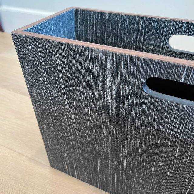 Charcoal Bruges Magazine Rack Pigeon & Poodle For Sale - Image 8 of 9