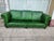 American 1980s Green Chesterfield Leather Sofa For Sale - Image 3 of 12
