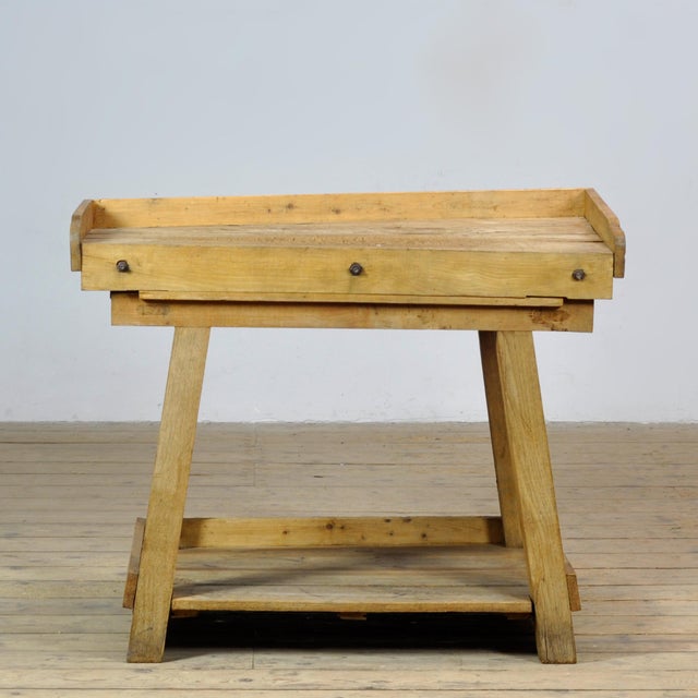 Industrial Small Work Table, 1960s For Sale - Image 3 of 11