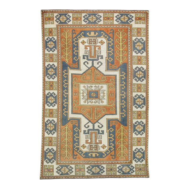 Turkish Vintage Rug 4'10" x 7'8" #20584 For Sale