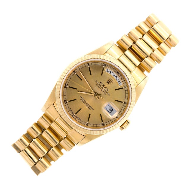 Modern Rolex Presidential 18k Gold Day/Date Automatic Wristwatch For Sale - Image 3 of 17