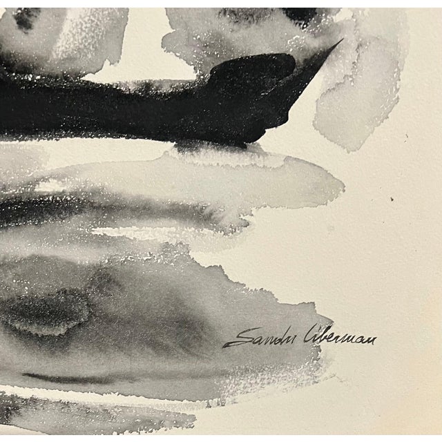 framed 36 X 28 board 30 X 21.75 Sandu Liberman (Romanian-Israeli) was born in Yasi, Romania in 1923. between 1946 and 1953...