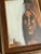 Sienna Vintage Original Abstract Portrait of Woman For Sale - Image 8 of 12