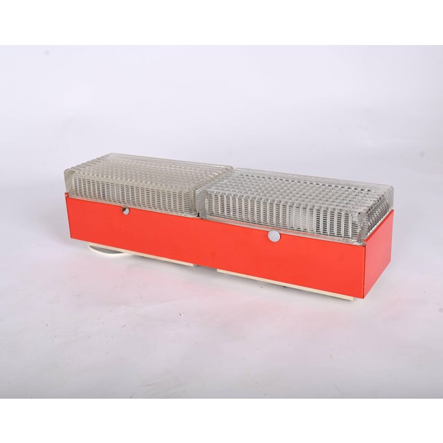 Metal Brutalist Ceiling Lamp by Josef Hurka for Napako, 1960s For Sale - Image 7 of 7