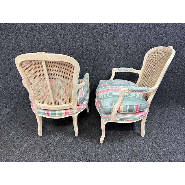 Century Furniture Louis XV Style Fauteuils Pair For Sale - Image 4 of 12