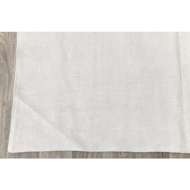 Vintage Handmade Hemp Kilim Rug For Sale - Image 8 of 12
