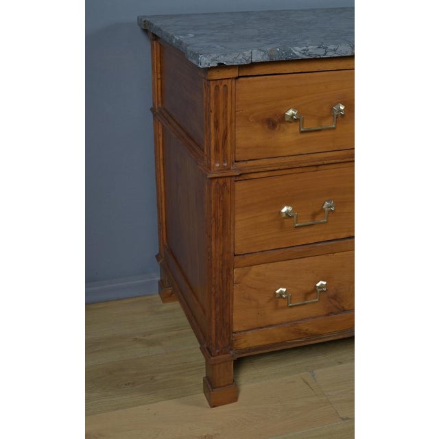 Louis XVI Cherrywood Chest of Drawers, Late 18th Century For Sale - Image 11 of 18