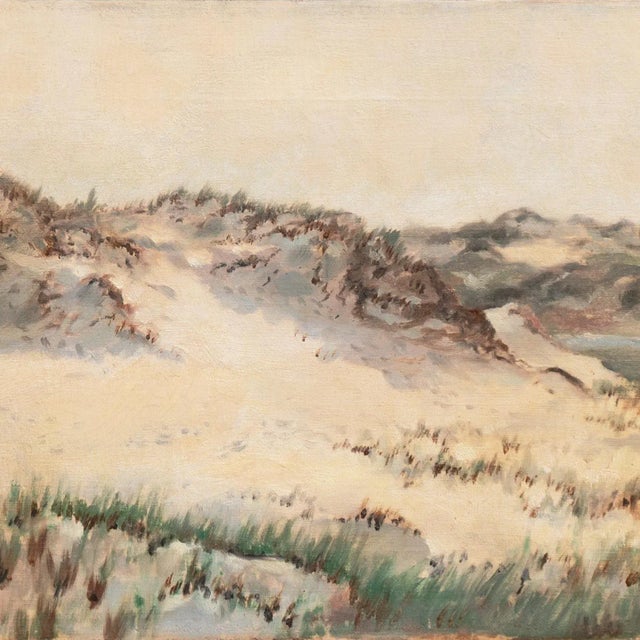Textile 'Sand Dunes at Annisquam, Cape Ann' by Charles Henry Grant, 1894, Massachusetts, Gloucester, New England, National Academy of Design For Sale - Image 7 of 11